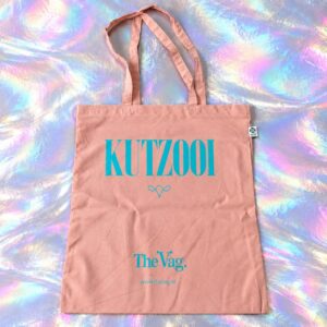 The Vag. tote bag in peach